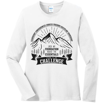 Challenge A Classical Conversations Ladies Long Sleeve Shirt