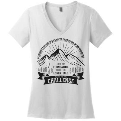 Challenge A Classical Conversations Women's V-Neck T-Shirt