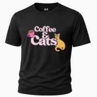 Coffee And Cats |Cat Lovers I Love Coffee Tee Cooling Performance Crew T-Shirt