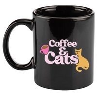 Coffee And Cats |Cat Lovers I Love Coffee Tee 11oz C Handle Ceramic Mug
