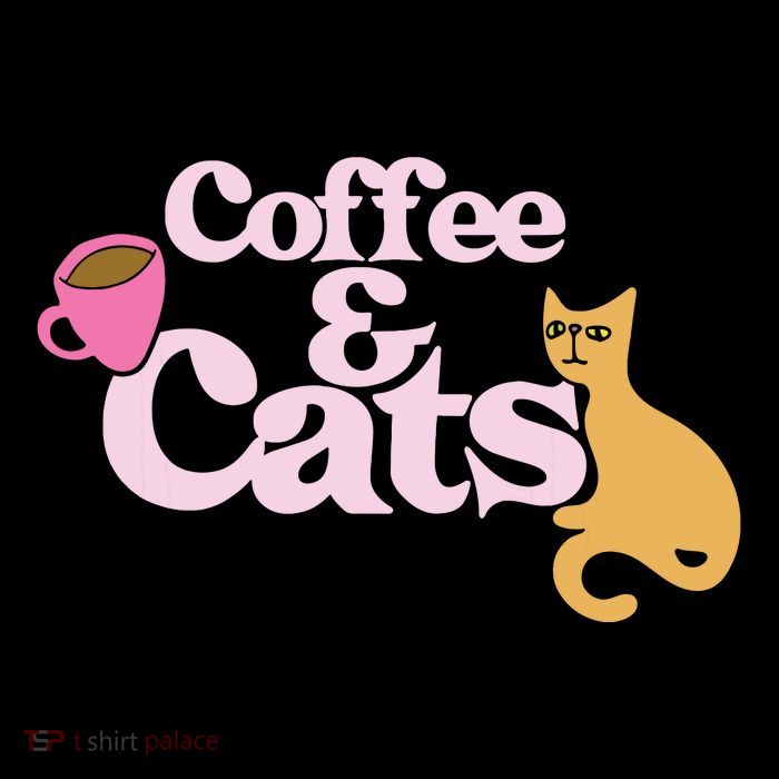 Coffee And Cats |Cat Lovers I Love Coffee Tee Flatbill Hat