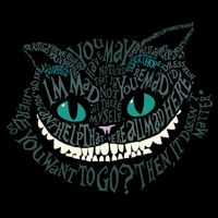 Cheshire Alice Cat We're All Mad Here Wonderland Sustainable Bucket Hat