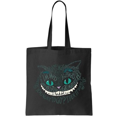 Cheshire Alice Cat We're All Mad Here Wonderland Bag