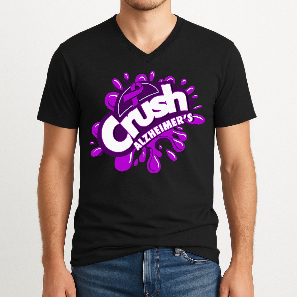 Crush AlzheimerS V-Neck T-Shirt