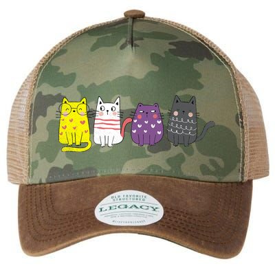 Cute Animal Cat Gift Non Binary Pride Agender Non Binary Legacy Tie Dye Trucker Hat