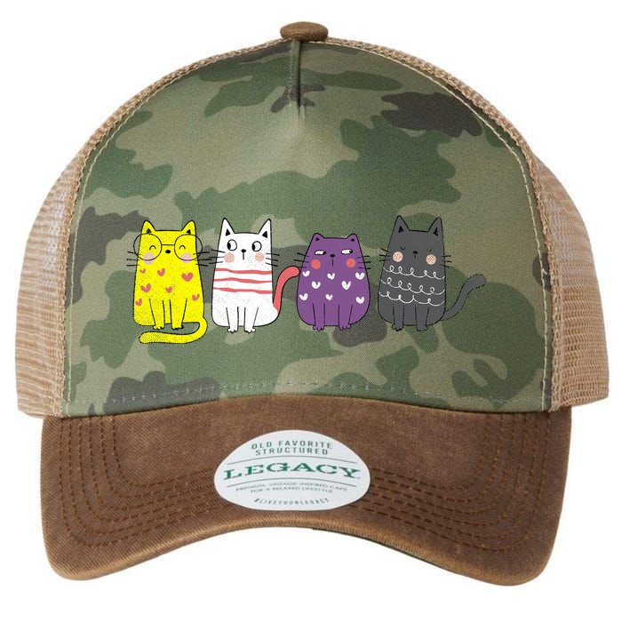 Cute Animal Cat Gift Non Binary Pride Agender Non Binary Legacy Tie Dye Trucker Hat