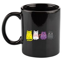 Cute Animal Cat Gift Non Binary Pride Agender Non Binary 11oz C Handle Ceramic Mug