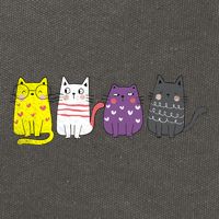 Cute Animal Cat Gift Non Binary Pride Agender Non Binary Cotton Canvas Backpack