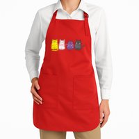Cute Animal Cat Gift Non Binary Pride Agender Non Binary Apron