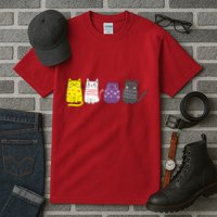 Cute Animal Cat Gift Non Binary Pride Agender Non Binary Tall T-Shirt