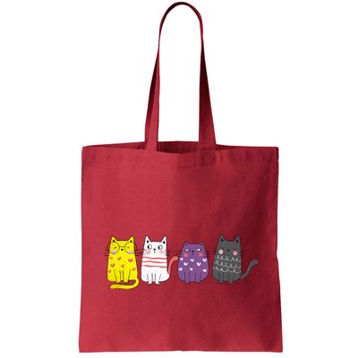 Cute Animal Cat Gift Non Binary Pride Agender Non Binary Bag