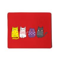 Cute Animal Cat Gift Non Binary Pride Agender Non Binary Mousepad