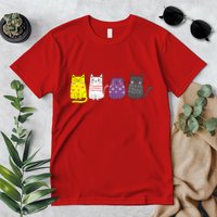 Cute Animal Cat Gift Non Binary Pride Agender Non Binary Premium T-Shirt