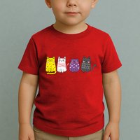 Cute Animal Cat Gift Non Binary Pride Agender Non Binary Toddler T-Shirt