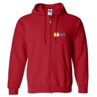 Cute Animal Cat Gift Non Binary Pride Agender Non Binary Full Zip Hoodie