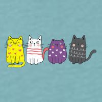 Cute Animal Cat Gift Non Binary Pride Agender Non Binary Sueded Cloud Jersey T-Shirt