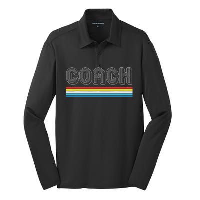 Coach Apparel Coach Silk Touch Performance Long Sleeve Polo