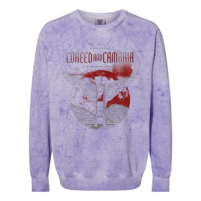 Coheed And Cambria Death Moon Colorblast Crewneck Sweatshirt