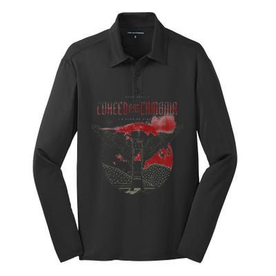 Coheed And Cambria Death Moon Silk Touch Performance Long Sleeve Polo