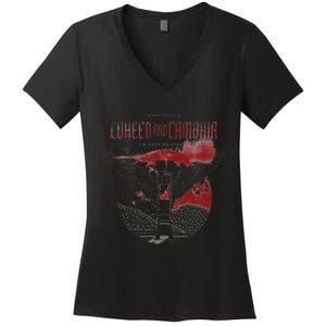 Coheed And Cambria Death Moon Women's V-Neck T-Shirt