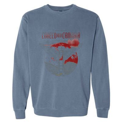 Coheed And Cambria Death Moon Garment-Dyed Sweatshirt