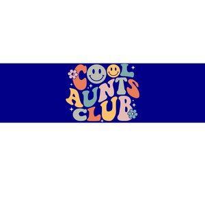 Cool Aunts Club Groovy Retro Smile Aunt Auntie MotherS Day Gift Bumper Sticker