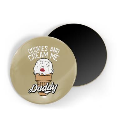 Cookies And Cream Me Daddy Lazy Halloween Costume Humor Magnet