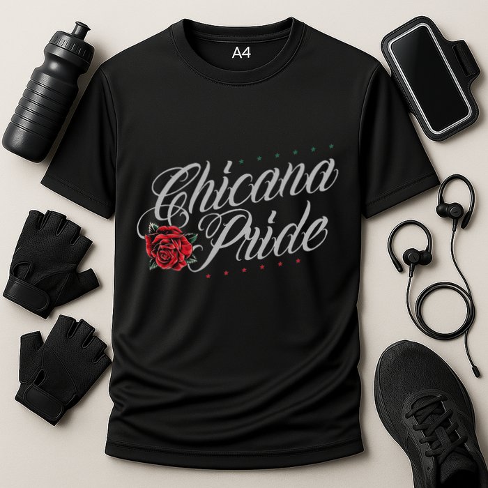 Chicano And Chicana For Chicana Pride Cooling Performance Crew T-Shirt