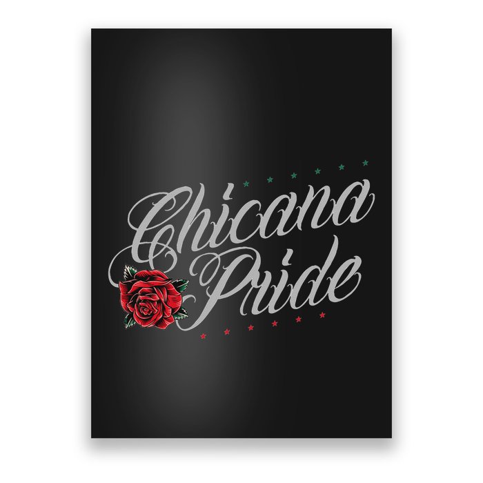 Chicano And Chicana For Chicana Pride Poster