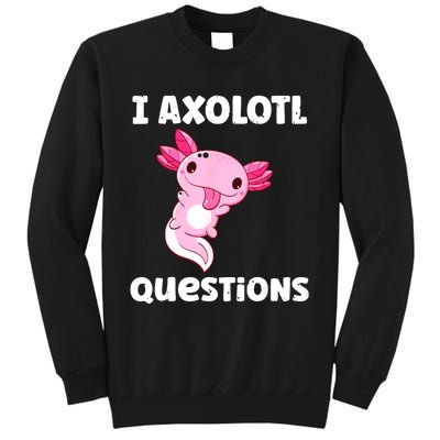 Cute Axolotl Tall Sweatshirt