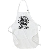 Cute American Clean Beaver Always Gets More Wood Beaver Love Full-Length Apron With Pockets