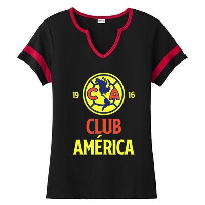 Club America Ladies Halftime Notch Neck Tee