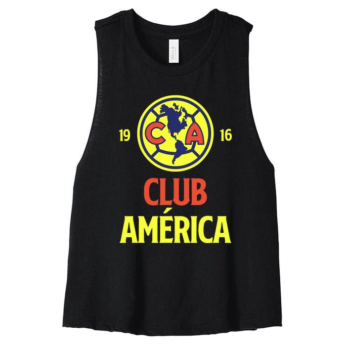 Club America Women's Racerback Cropped Tank