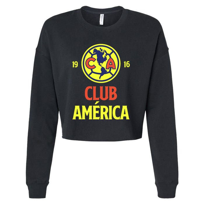 Club America Cropped Pullover Crew