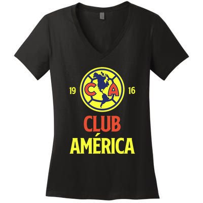 Club America Women's V-Neck T-Shirt