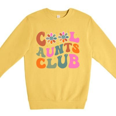 Cool Aunts Club Gift Premium Crewneck Sweatshirt