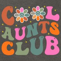Cool Aunts Club Gift Cotton Canvas Backpack
