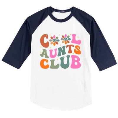 Cool Aunts Club Gift Baseball Sleeve Shirt