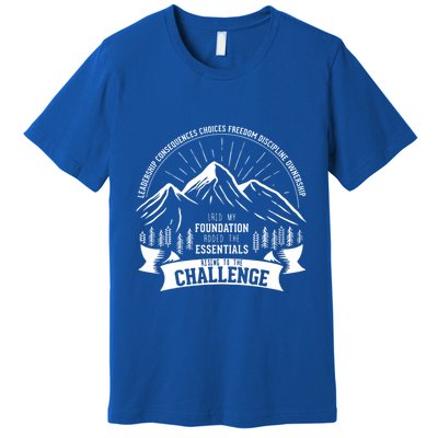 Challenge A Classical Conversations Homeschooling Gift Premium T-Shirt