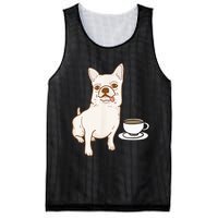 Chihuahua and Coffee Chihuahuas Mom Dad Caffeine Drinking Mesh Reversible Basketball Jersey Tank