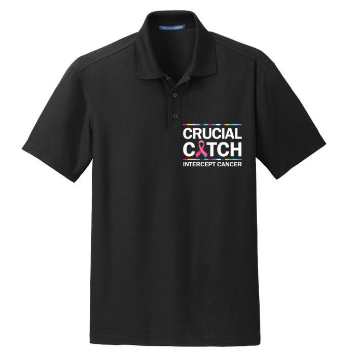 Crucial A Catch Intercept Cancer Breast Cancer Dry Zone Grid Polo