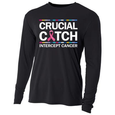 Crucial A Catch Intercept Cancer Breast Cancer Cooling Performance Long Sleeve Crew