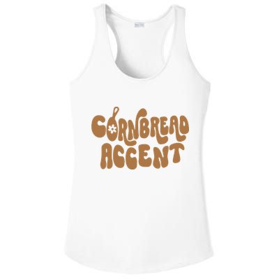 Cornbread Accent Ladies PosiCharge Competitor Racerback Tank