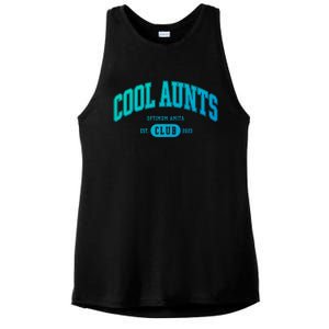 Cool Aunts Club Gift Ladies PosiCharge Tri-Blend Wicking Tank