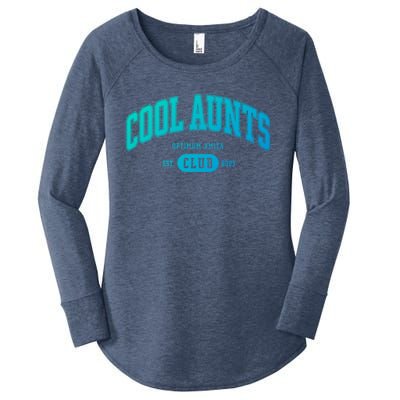 Cool Aunts Club Gift Women's Perfect Tri Tunic Long Sleeve Shirt