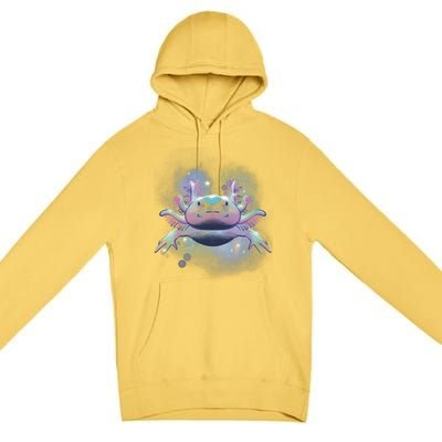 Cosmic Axolotl Premium Pullover Hoodie