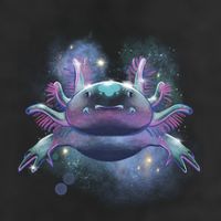 Cosmic Axolotl Garment-Dyed Heavyweight T-Shirt
