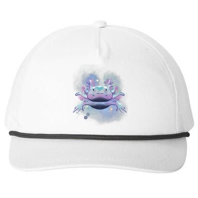 Cosmic Axolotl Snapback Five-Panel Rope Hat