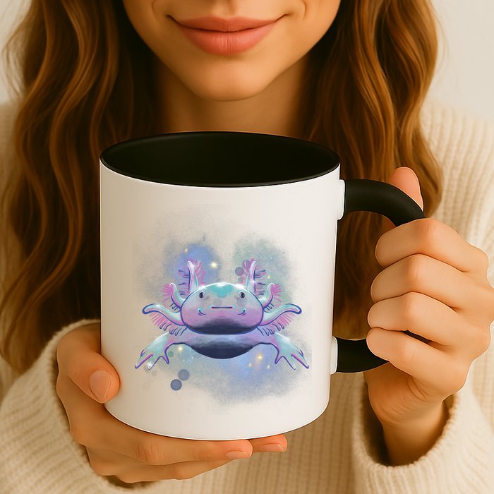 Cosmic Axolotl Mug