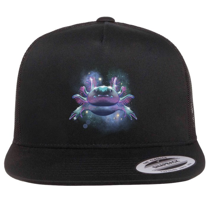 Cosmic Axolotl Flatbill Hat